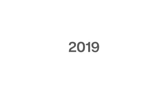 Work in 2019